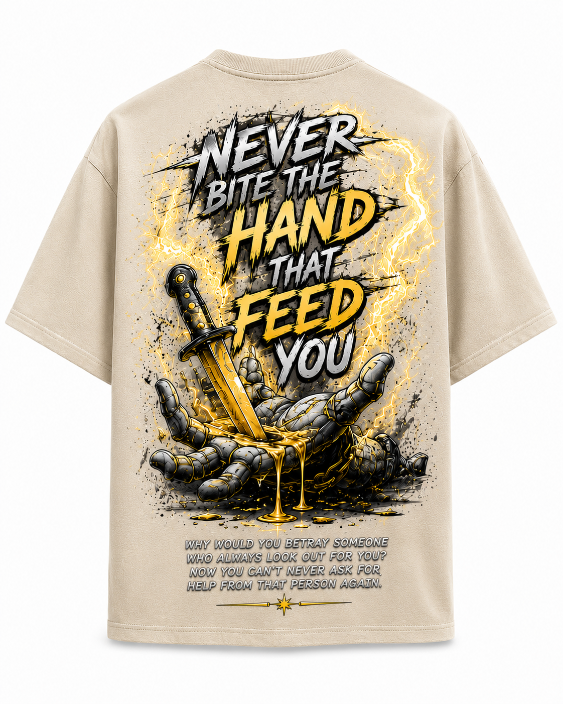 Never Bite The Hand That Feed You| Money Calling Shirt