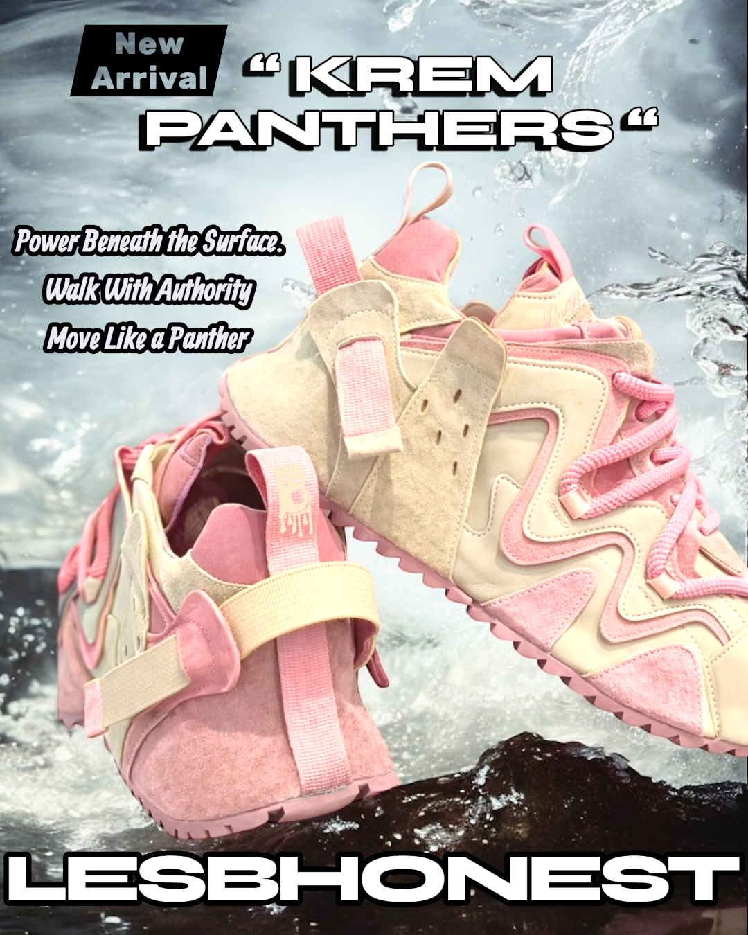 LesBhonest Signature Suede Wave Sneakers – Limited Pre-Order Collection