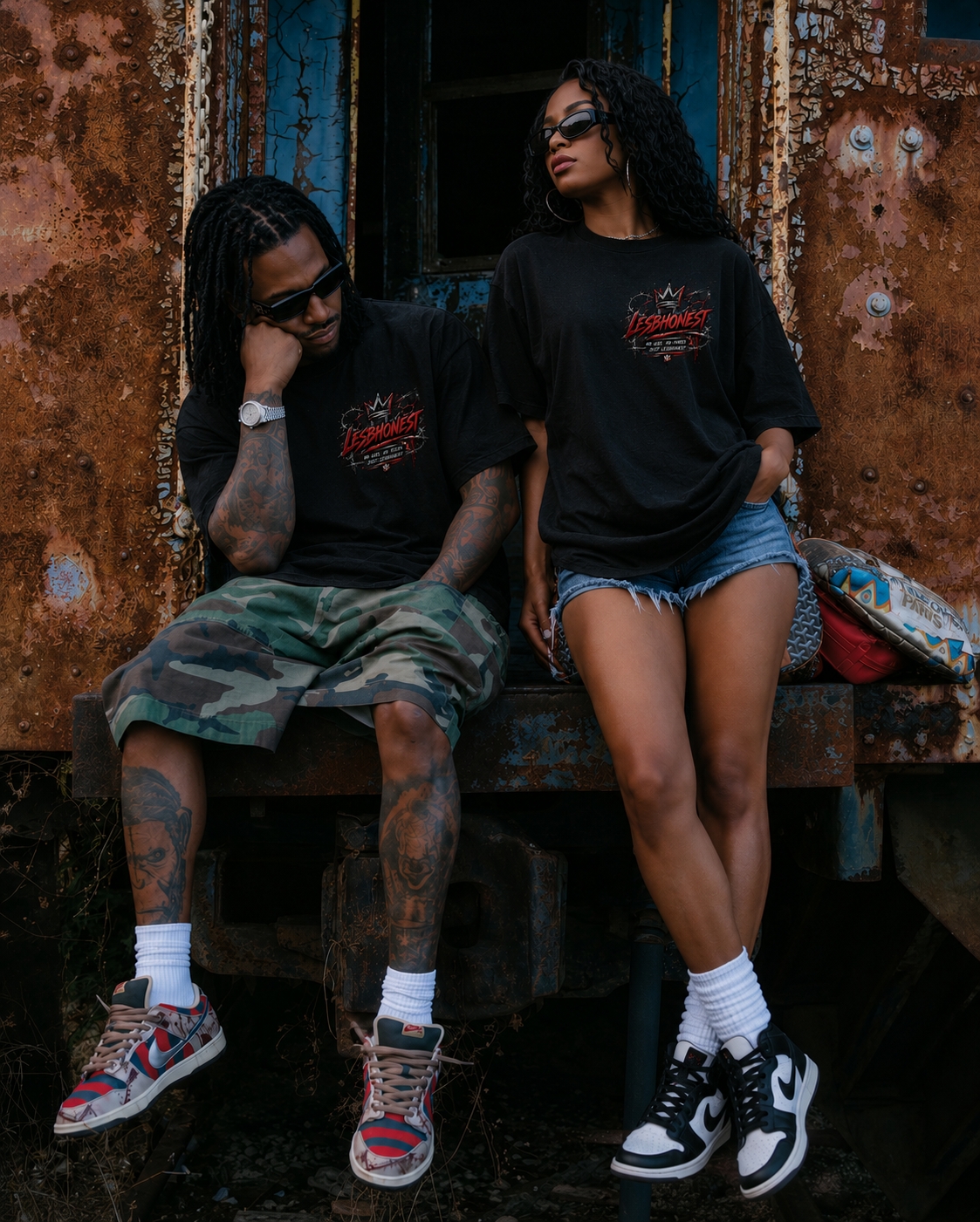 Never Bite the Hand That Feeds You Oversized Heavyweight Tee