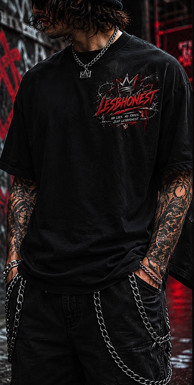 Never Bite the Hand That Feeds You Oversized Heavyweight Tee