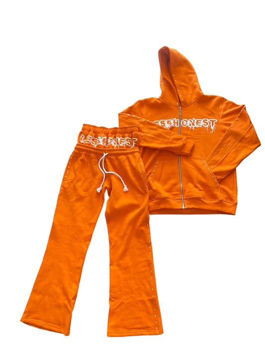 Double Waist Pants Set