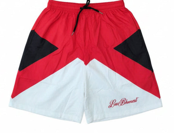 Red Lesbhonest Elite Windbreaker Shorts