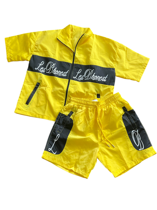 Windbreaker Shorts Set